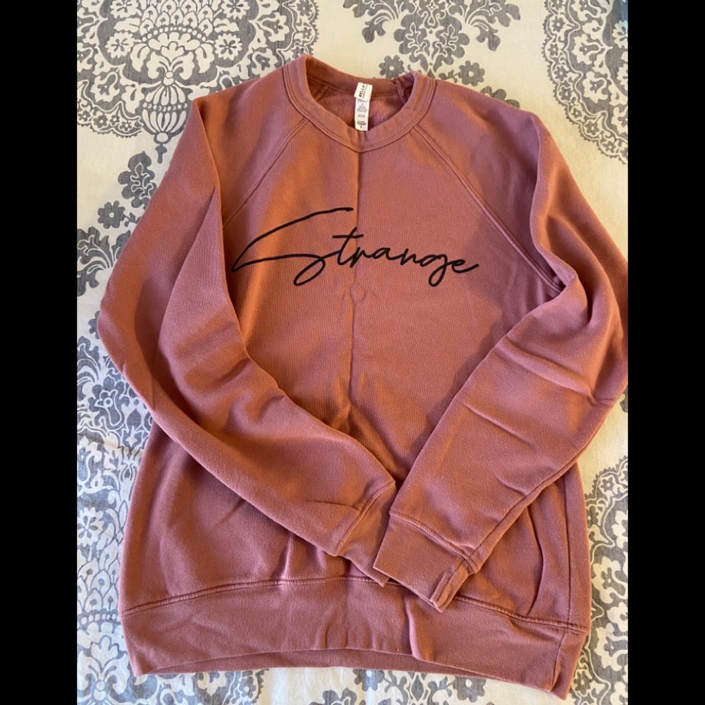 Strange bikinis crew neck sweatshirt